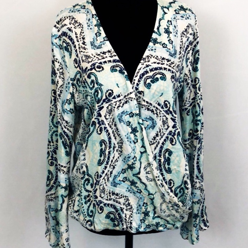 BOGO.  Love Stitch wrap shirt